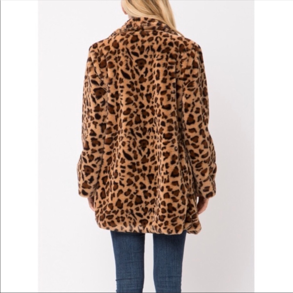 SMALL - Leopard Fur Jacket - Picture 5 of 7